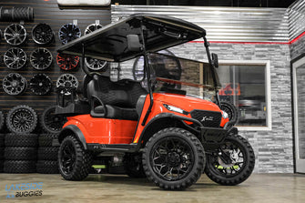 2024  MadJax  X Series Gen 2  Orange Lifted 4 Passenger Golf Cart