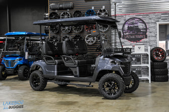 2025 VIBE EV - EV4F  Charcoal 4 Forward Passenger Street Legal Golf Cart -  Vibe EV at LakesideBuggies.com
