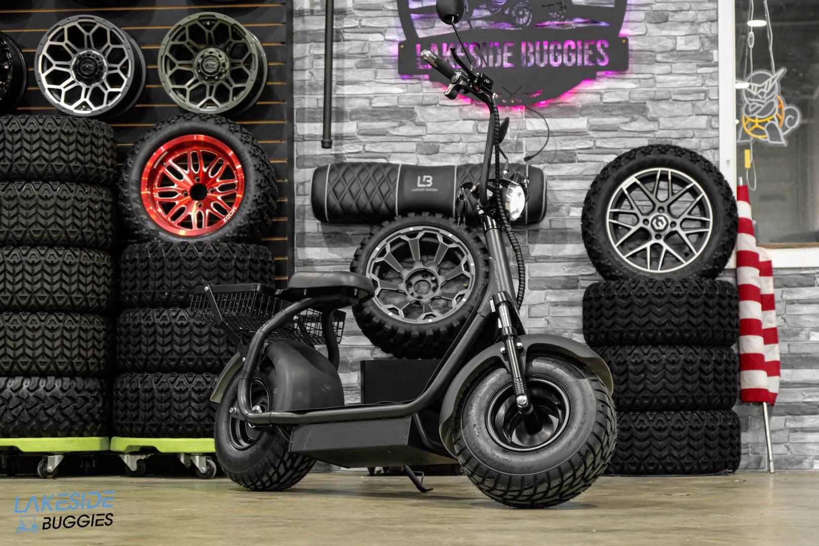E-Rider Electric Personal Transportation Scooter Matte Black PN# R2WSE3000PA080843 -  E-Riderrs at LakesideBuggies.com