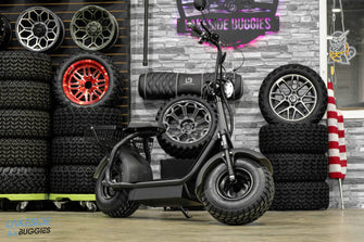 E-Rider Electric Personal Transportation Scooter Matte Black PN# R2WSE3000PA080843 -  E-Riderrs at LakesideBuggies.com