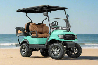 2024 Kodiak Defender Teal  Lifted  4 Passenger Golf Cart PN# 4C9KSB1D6PG647223 -  Kodiak EV at LakesideBuggies.com