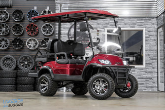 2024  Icon EV  I40L  Burgandy  Lead Acid  4 Passenger PN# LT-A0133067 -  Icon EV at LakesideBuggies.com