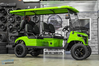 2025 VIBE EV - EV6  Sublime Green 6 Passenger Street Legal Golf Cart -  Vibe EV at LakesideBuggies.com