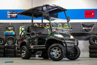 2023  Icon EV  ECO 40L  Forest Green  Lifted  4 Passenger Golf Cart