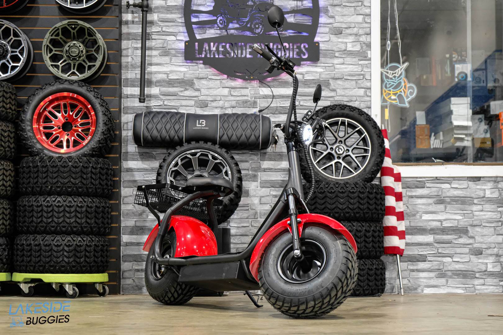 E-Rider Electric Personal Transportation Scooter Red PN# -  E-Riderrs at LakesideBuggies.com