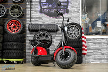 Scooter eléctrico de transporte personal E-Rider rojo