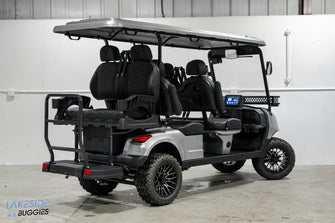 2025 VIBE EV - FLEX 4F Laguna Blue Carrito de golf legal para calle con 4 pasajeros delanteros