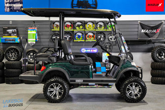 2023  Icon EV  ECO 40L  Forest Green  Lifted  4 Passenger Golf Cart PN# LT-A0157874