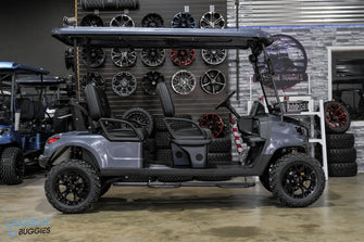 2025 VIBE EV - EV4F  Charcoal 4 Forward Passenger Street Legal Golf Cart -  Vibe EV at LakesideBuggies.com
