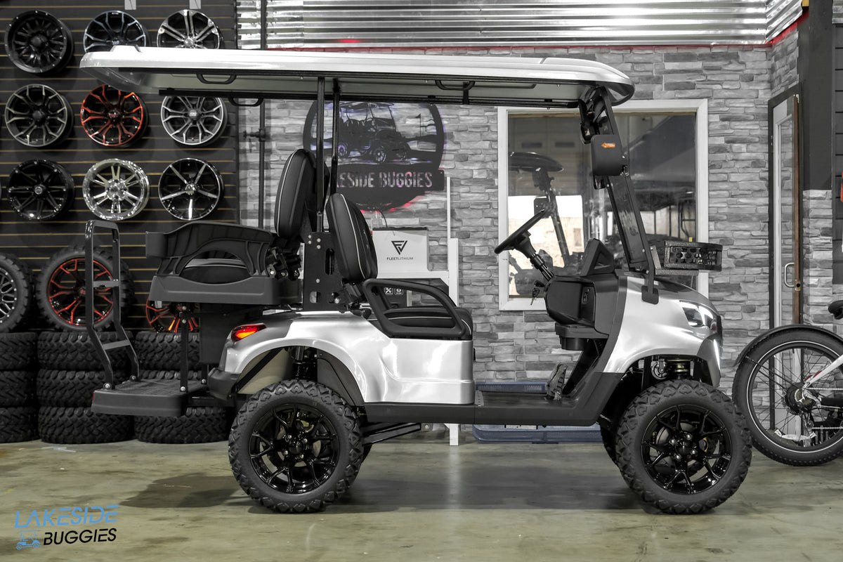 2025 VIBE EV - EV4  Blade Silver 4 Passenger Street Legal Golf Cart -  Vibe EV at LakesideBuggies.com
