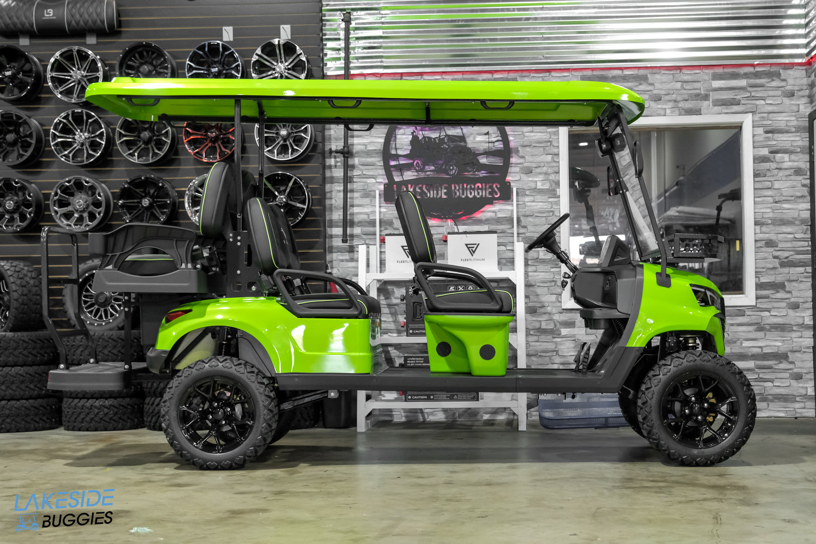 2025 VIBE EV - EV6  Sublime Green 6 Passenger Street Legal Golf Cart -  Vibe EV at LakesideBuggies.com