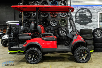 2023 ICON i40L  Torch Red  Lifted 4 Passenger Golf Cart