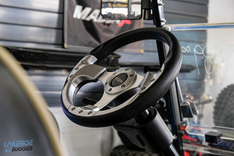 ICON i40L 2024 - Champán PERSONALIZADO / Dos Tonos - Auto de golf elevado para 4 pasajeros 