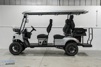 2025 VIBE EV - FLEX 4F Laguna Blue Carrito de golf legal para calle con 4 pasajeros delanteros