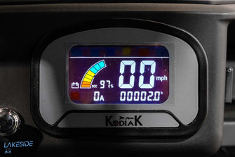Kodiak Apex Borgoña - Carro de golf elevado para 4 pasajeros 