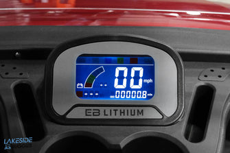 2023  Icon EV  I40  Sangria Red  Lithium Battery  4 Passenger