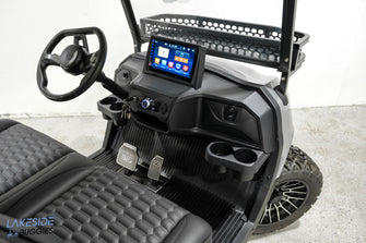 2025 VIBE EV - FLEX 4F Laguna Blue Carrito de golf legal para calle con 4 pasajeros delanteros