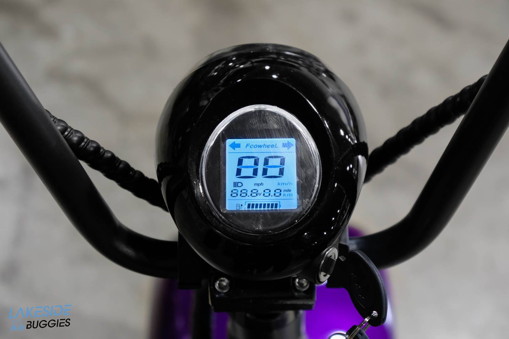 E-Rider Electric Personal Transportation Scooter Purple PN# R2WSE3000PA080884 -  E-Riderrs at LakesideBuggies.com