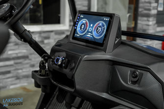 2025 VIBE EV - FLEX 4F Laguna Blue Carrito de golf legal para calle con 4 pasajeros delanteros