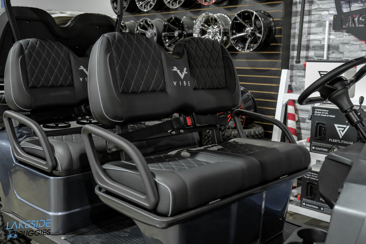 2025 VIBE EV - EV6  Charcoal 6 Passenger Street Legal Golf Cart -  Vibe EV at LakesideBuggies.com
