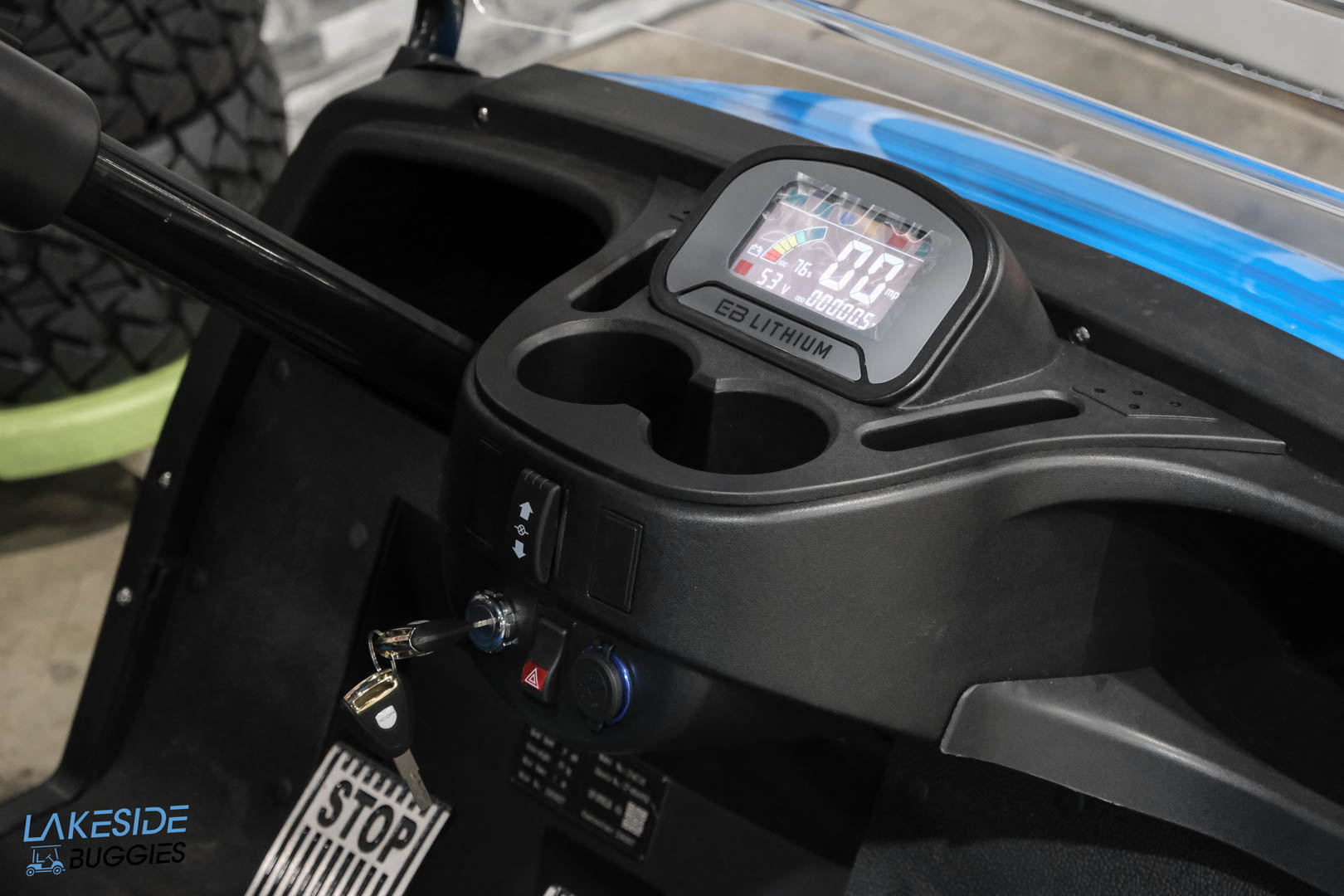 2024  Icon EV  I40 Caribbean Blue  4 Passenger PN# LT-A0164562 -  Icon EV at LakesideBuggies.com
