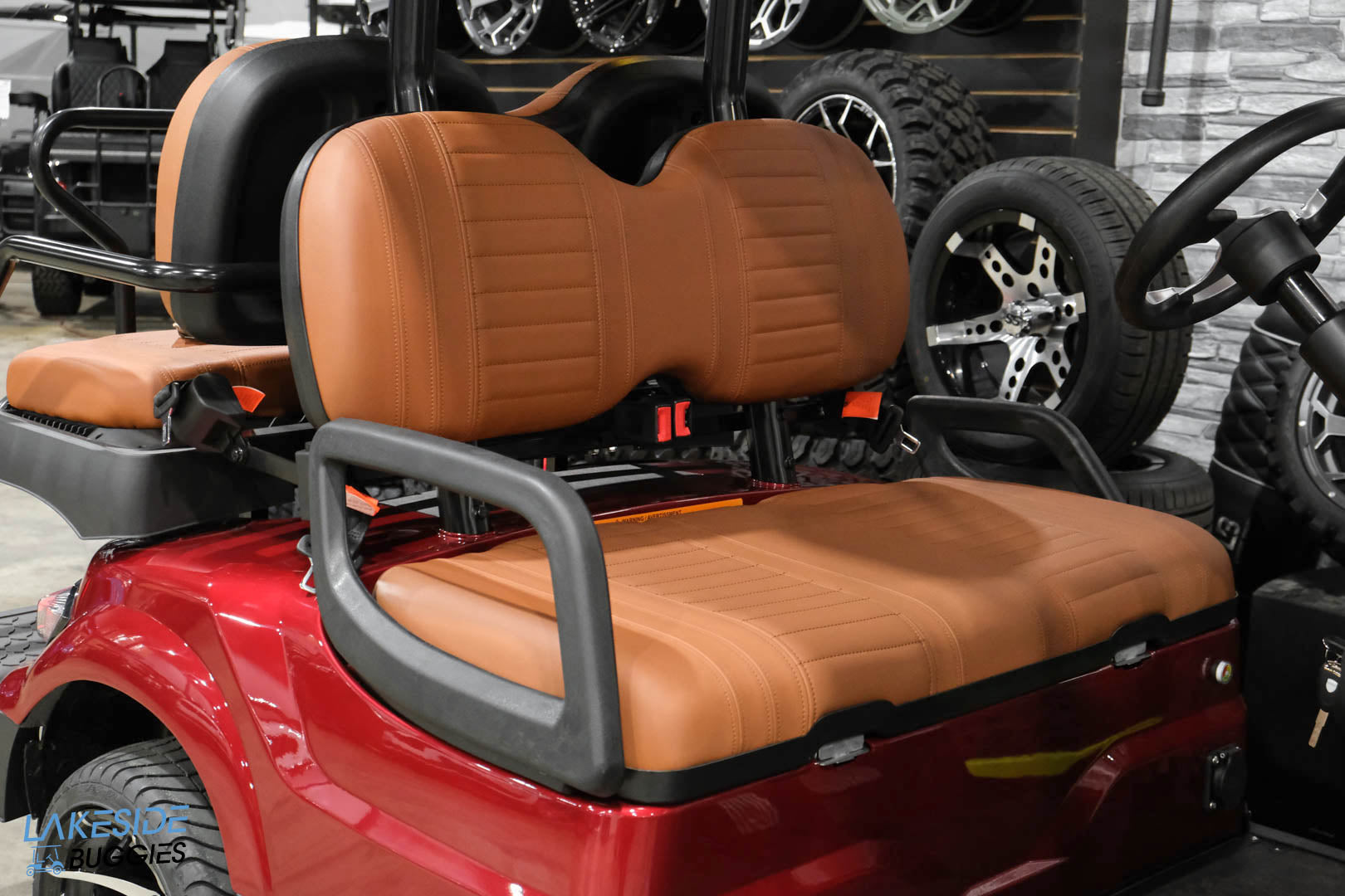2024  Icon EV  I40  Sangria Red 4 Passenger PN# LT-A0166198 -  Icon EV at LakesideBuggies.com