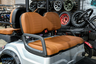 2024 ICON i40L Silver LITHIUM - Carro de golf elevado personalizado para 4 pasajeros 