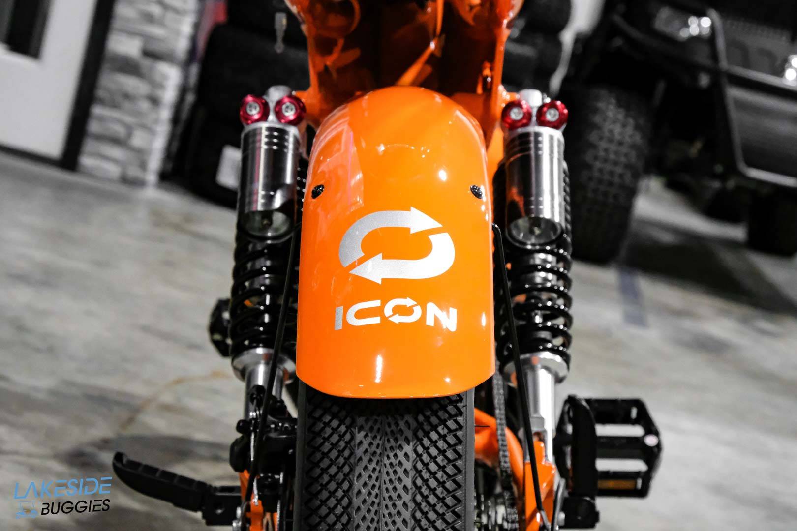 2023 Icon EV Electric Bicycle Orange PN# 165322320000519 -  ICON at LakesideBuggies.com