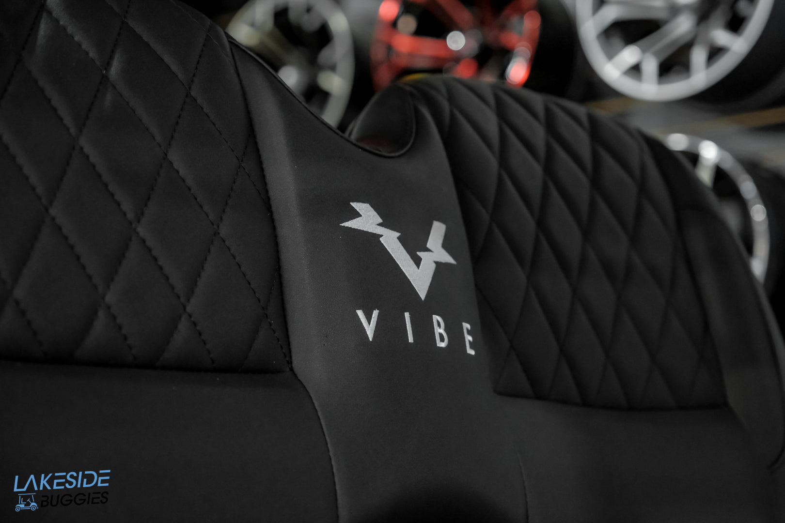 2025 VIBE EV  - EV4  Matte Black Limited Edition 4 Forward Passenger Street Legal Golf Cart -  Vibe EV at LakesideBuggies.com