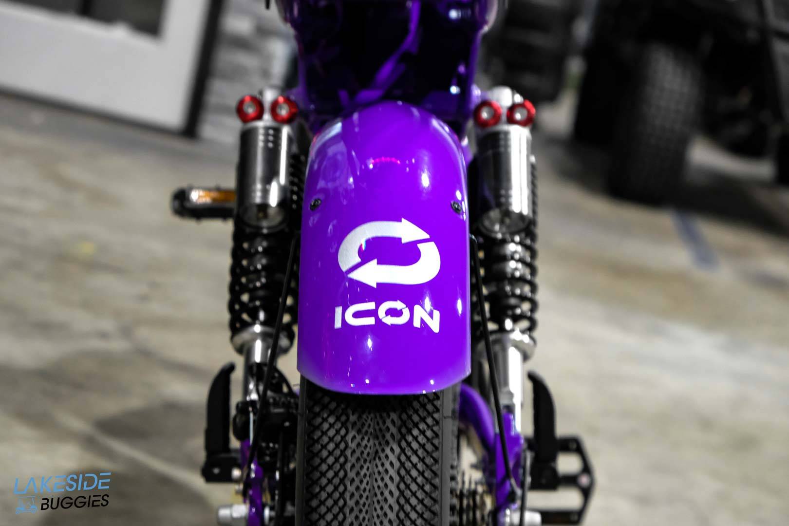 2023 Icon EV Electric Bicycle Purple PN# 165322320000646 -  ICON at LakesideBuggies.com