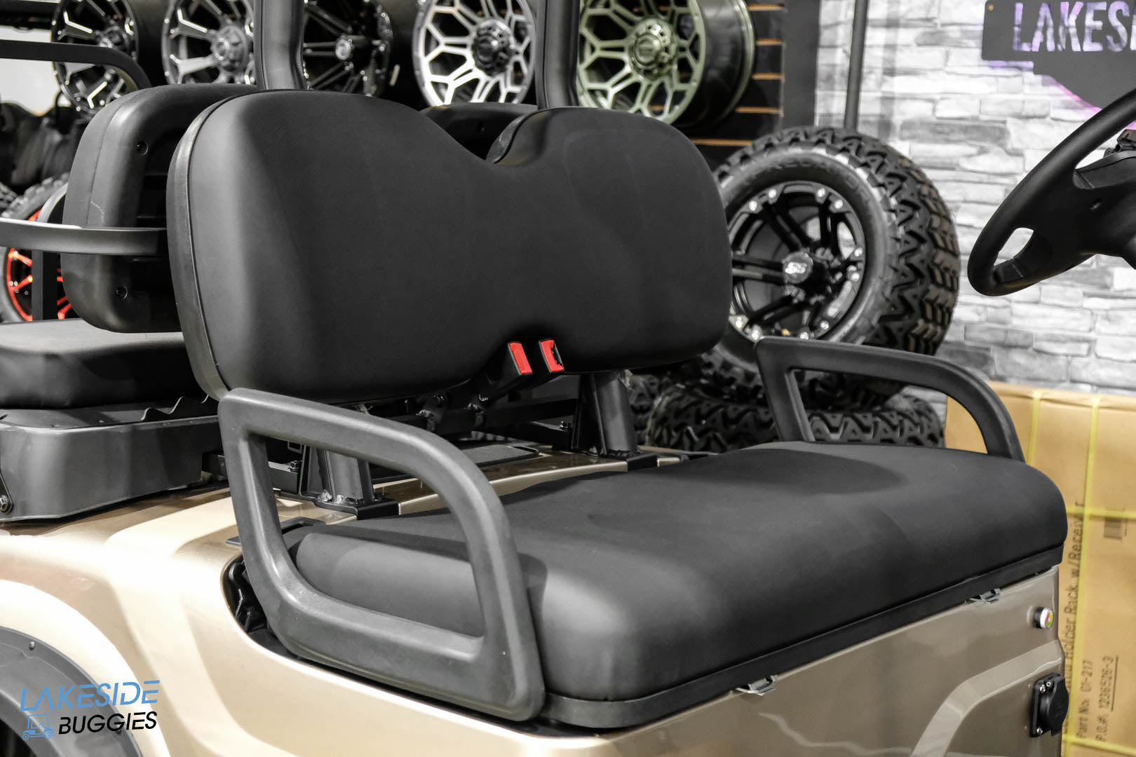 2024 Icon EV ECO L Tan  Lead Acid 4 Passenger PN# LT-A0157748 -  Icon EV at LakesideBuggies.com