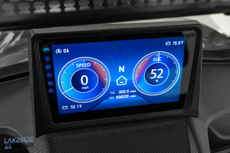 2025 VIBE EV - FLEX 4F Laguna Blue Carrito de golf legal para calle con 4 pasajeros delanteros