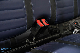 ICON i60L - Azul índigo / Asientos de dos tonos - Coche de golf elevado para 6 pasajeros 