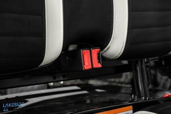 2023 ICON i40L  Raven Black / Black Seats  Lifted 4 Passenger Golf Cart PN# LT-A0123529