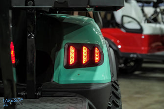 2024 Kodiak Defender Teal  Lifted  4 Passenger Golf Cart PN# 4C9KSB1D6PG647223 -  Kodiak EV at LakesideBuggies.com