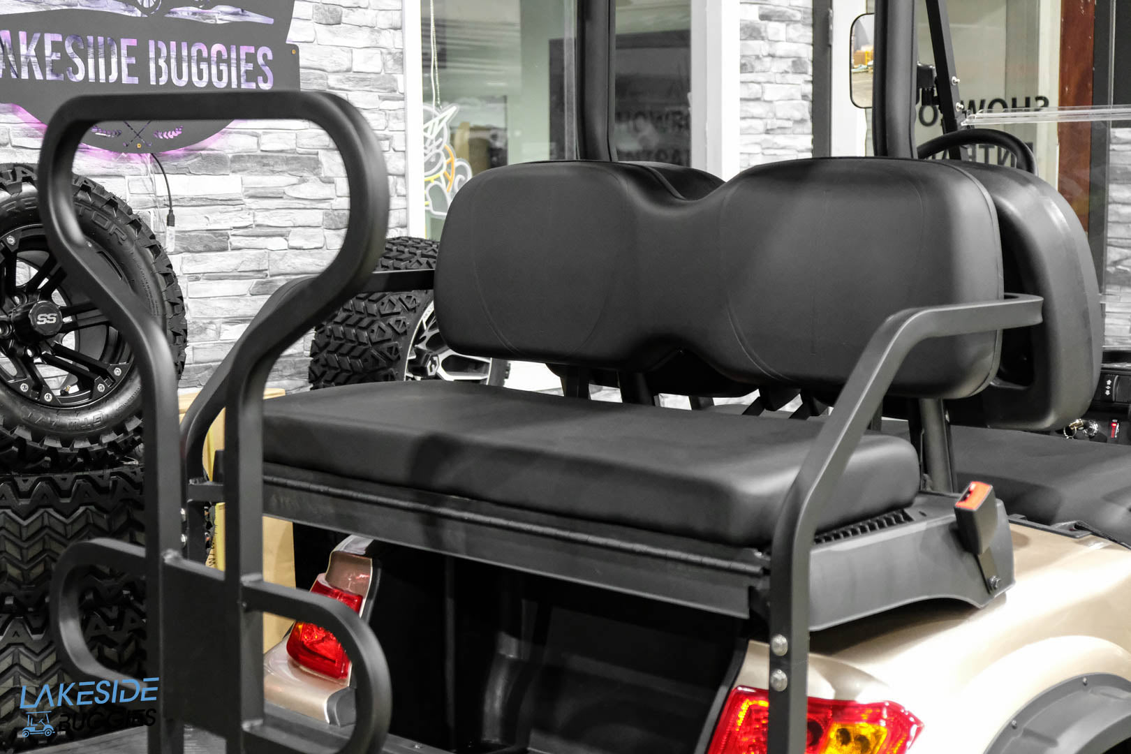2024 Icon EV ECO L Tan  Lead Acid 4 Passenger PN# LT-A0157748 -  Icon EV at LakesideBuggies.com