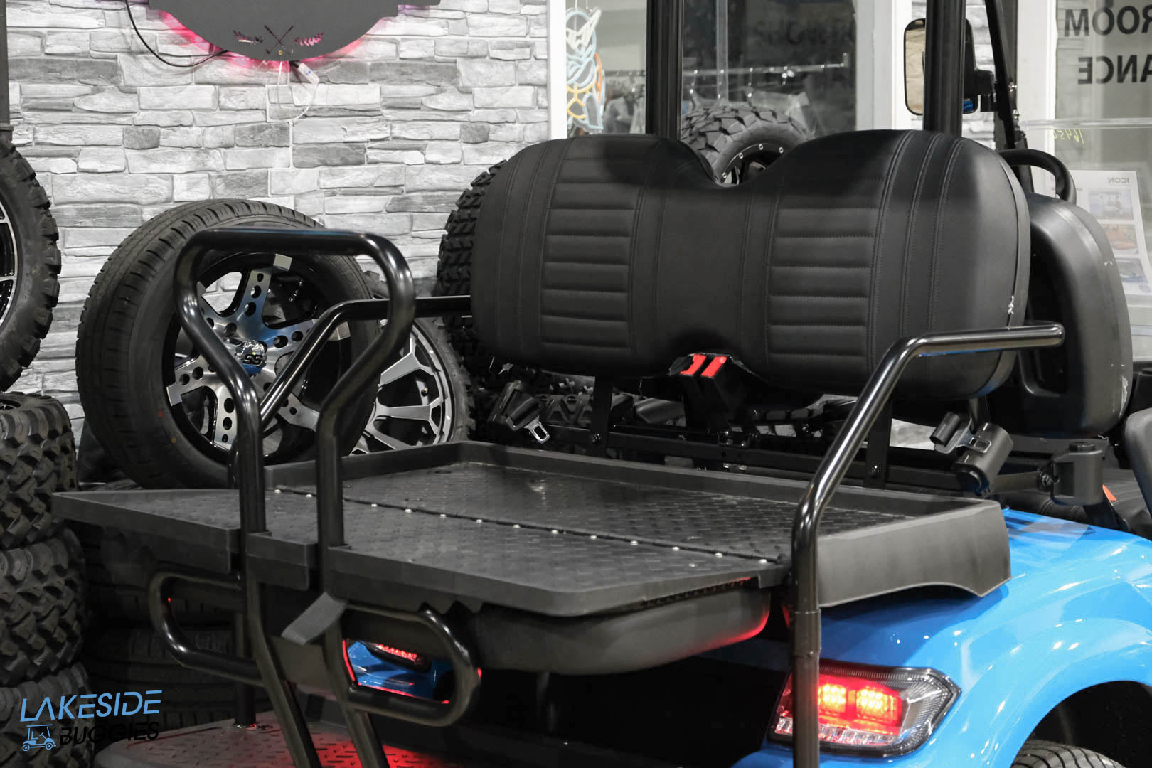 2024  Icon EV  I40 Caribbean Blue  4 Passenger PN# LT-A0164562 -  Icon EV at LakesideBuggies.com