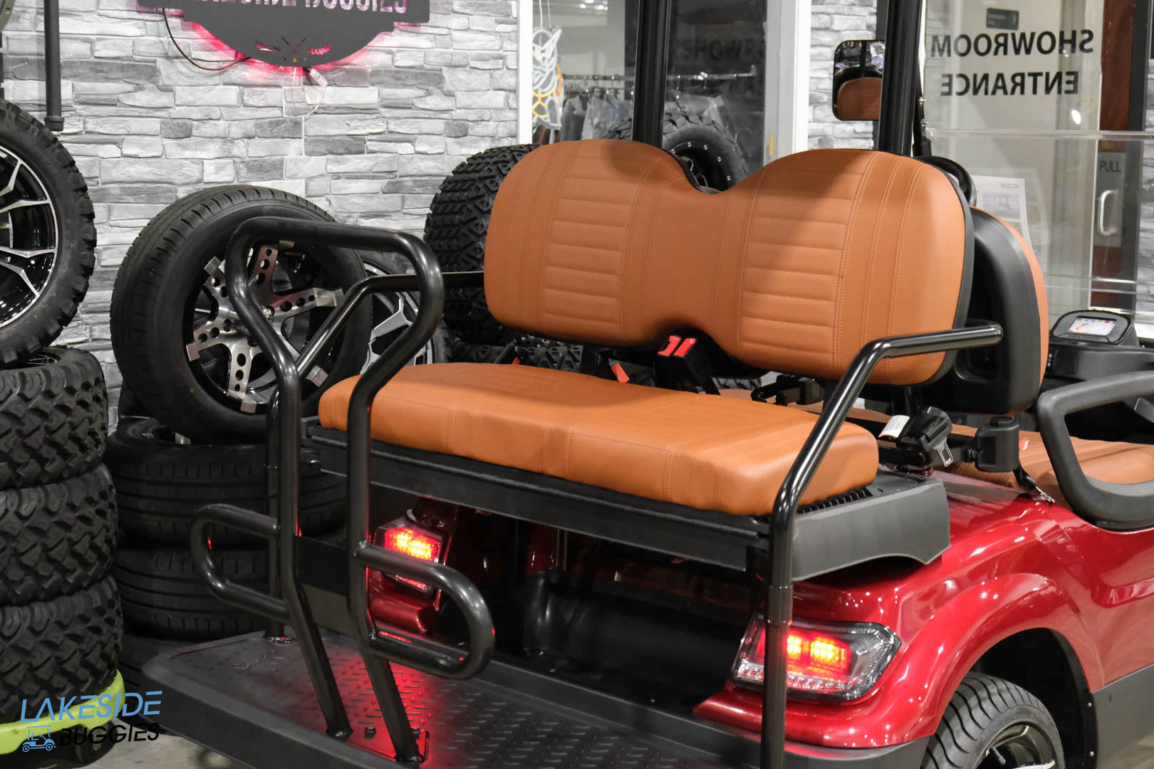 2024  Icon EV  I40  Sangria Red 4 Passenger PN# LT-A0166198 -  Icon EV at LakesideBuggies.com