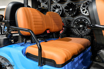 2023 ICON i60L  Custom Carribean Blue / Brown Seats  Lifted 6 Passenger Golf Cart