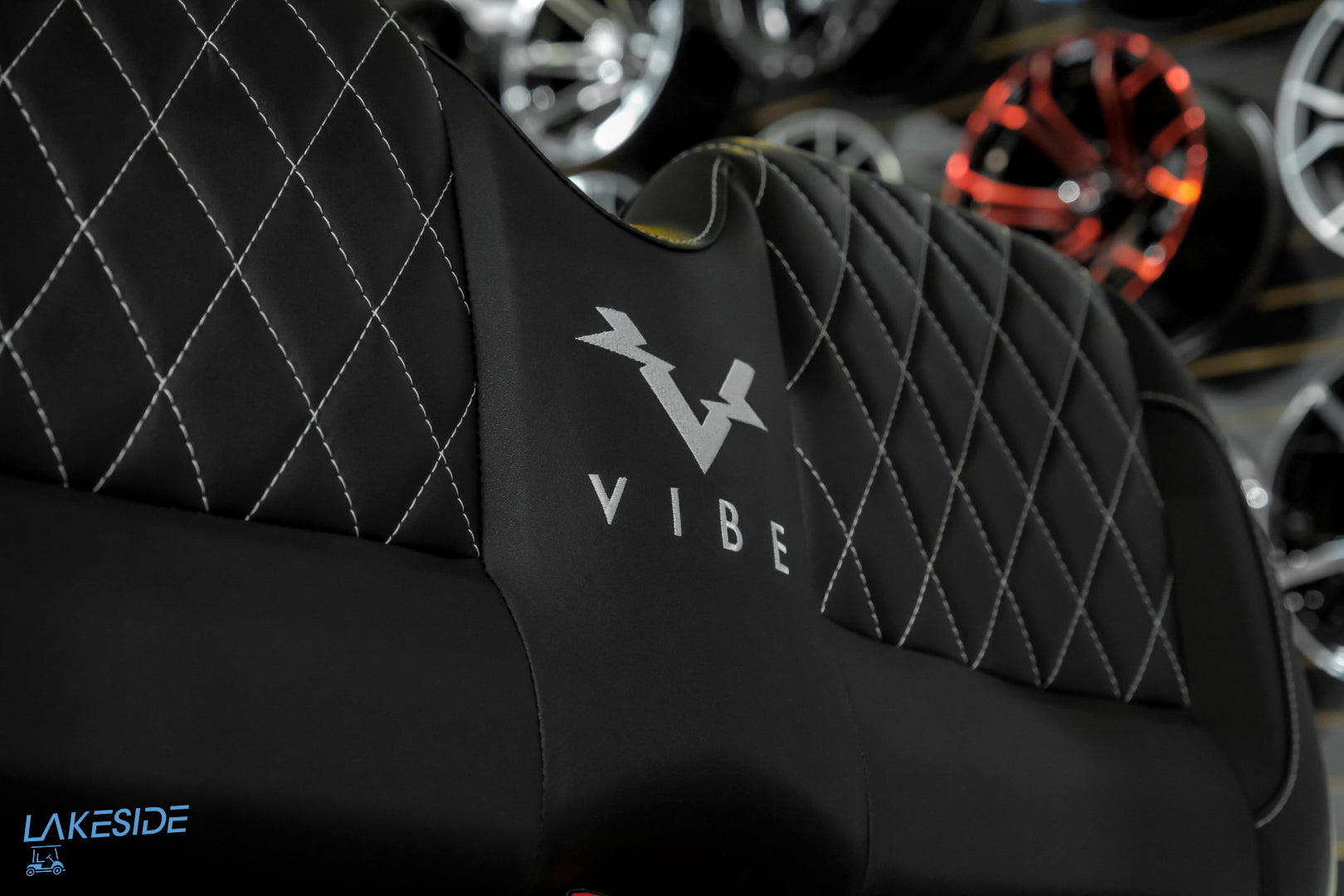2025 VIBE EV - EV4F  Pure White Metallic 4 Forward Passenger Street Legal Golf Cart -  Vibe EV at LakesideBuggies.com