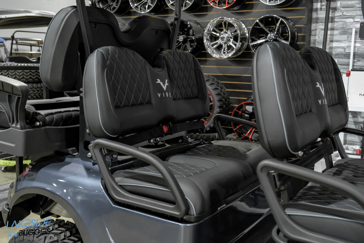 2025 VIBE EV - EV6  Charcoal 6 Passenger Street Legal Golf Cart -  Vibe EV at LakesideBuggies.com