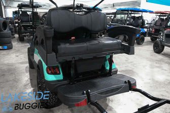 Kodiak Defender Teal - Levantado - Carro de golf para 4 pasajeros 