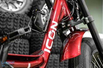2023 Icon EV Electric Bicycle Sangria Red PN# 165322320000619 -  ICON at LakesideBuggies.com