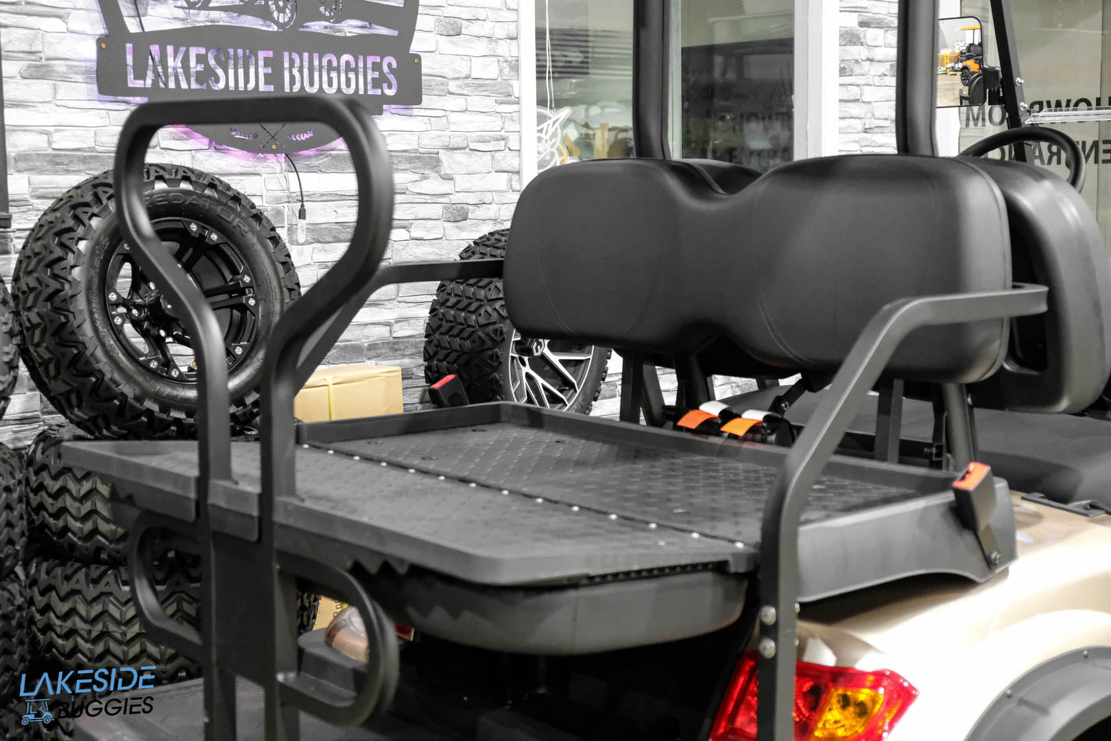 2024 Icon EV ECO L Tan  Lead Acid 4 Passenger PN# LT-A0157748 -  Icon EV at LakesideBuggies.com