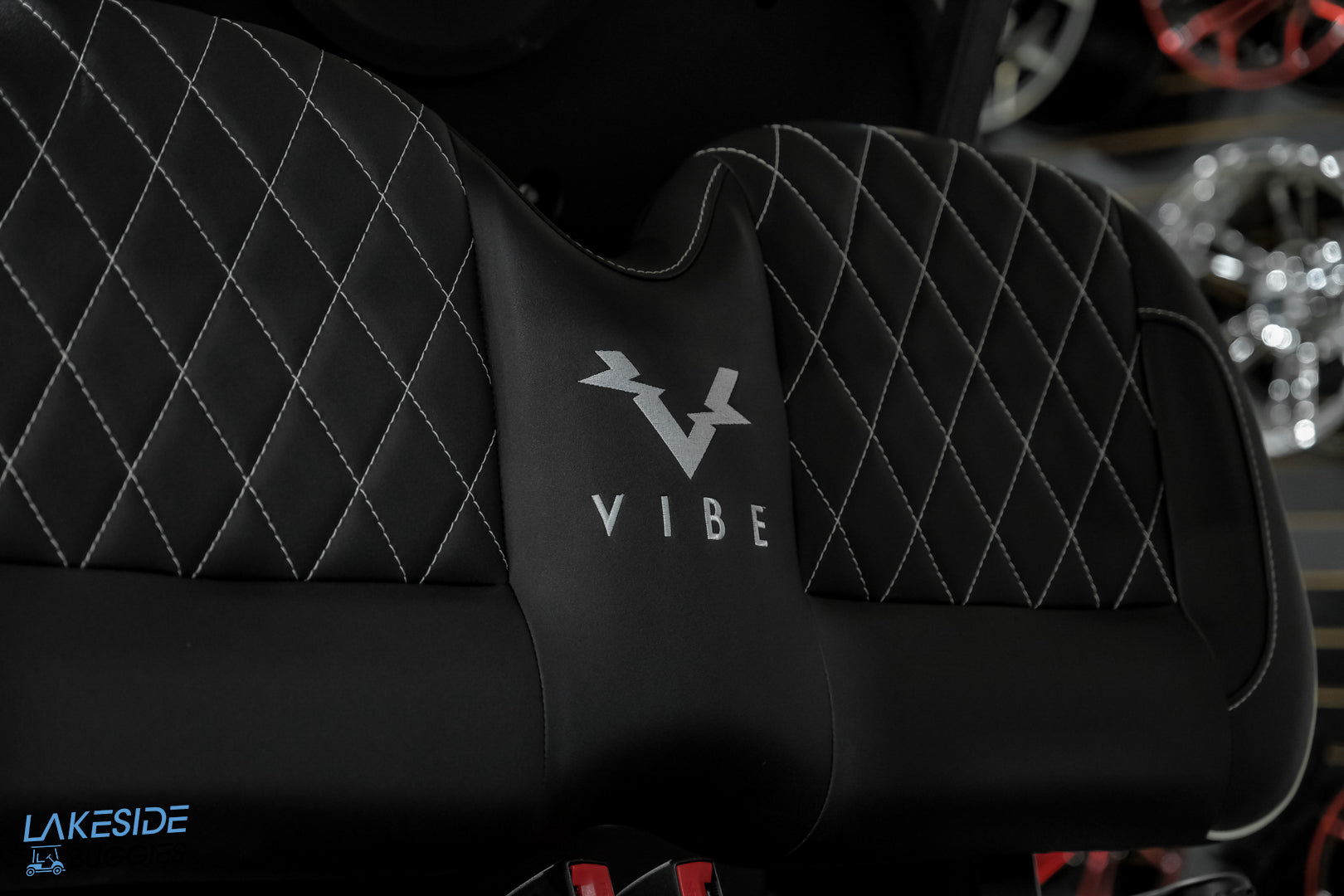 2025 VIBE EV - EV4  Pure White Metallic 4 Passenger Street Legal Golf Cart -  Vibe EV at LakesideBuggies.com