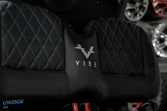 2025 VIBE EV - EV4  Ocean Breeze Blue 4 Passenger Street Legal Golf Cart -  Vibe EV at LakesideBuggies.com