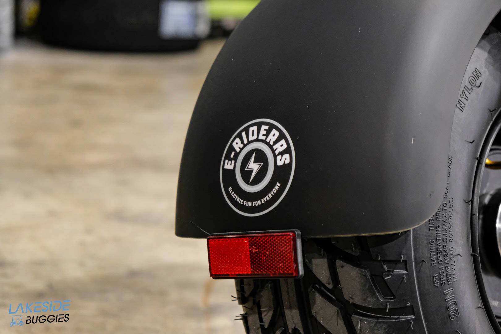 E-Rider Electric Personal Transportation Scooter Matte Black PN# -  E-Riderrs at LakesideBuggies.com