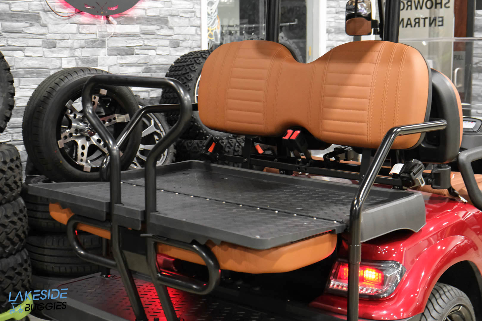 2024  Icon EV  I40  Sangria Red 4 Passenger PN# LT-A0166198 -  Icon EV at LakesideBuggies.com