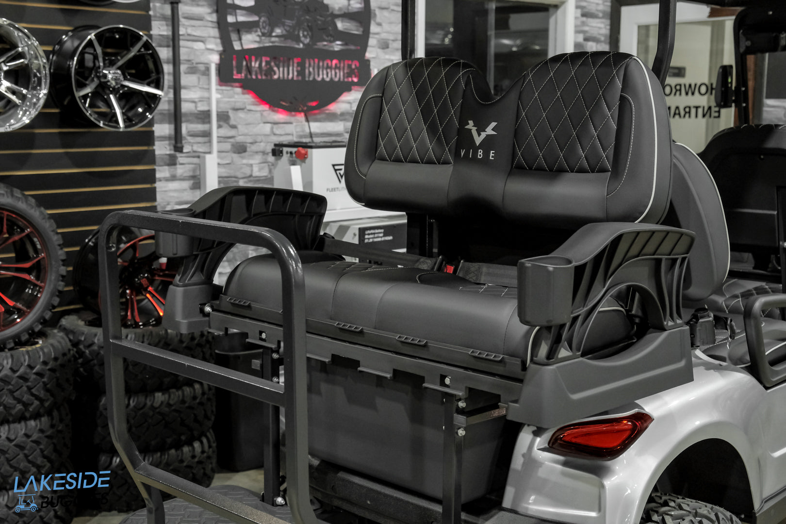 2025 VIBE EV - EV6  Blade Silver 6 Passenger Street Legal Golf Cart -  Vibe EV at LakesideBuggies.com