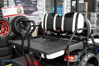2023 ICON i40L  Raven Black / Black Seats  Lifted 4 Passenger Golf Cart